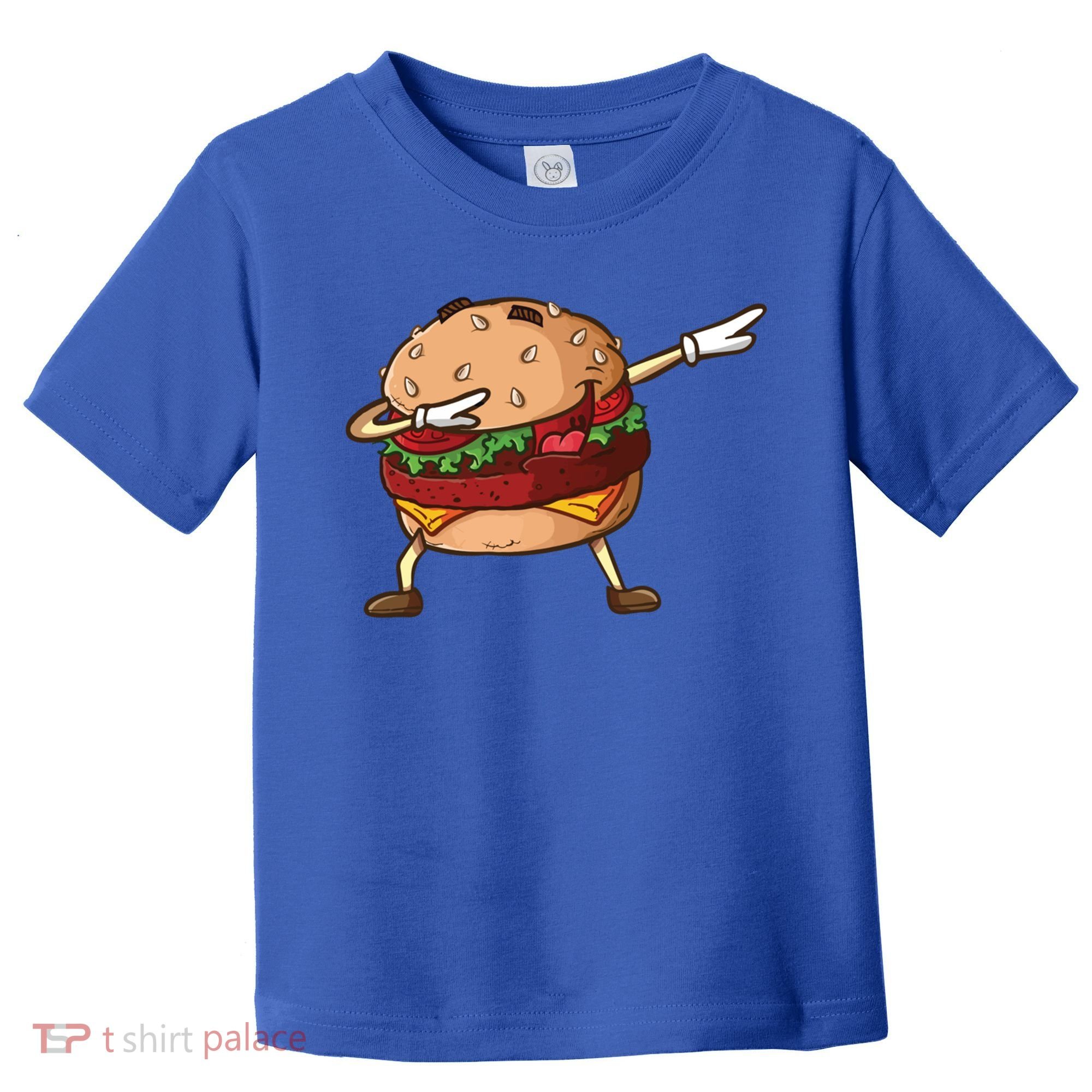 Cheeseburger Dab Pose Dabbing Dance National Burger Day Pun Meaningful Gift Toddler T-Shirt