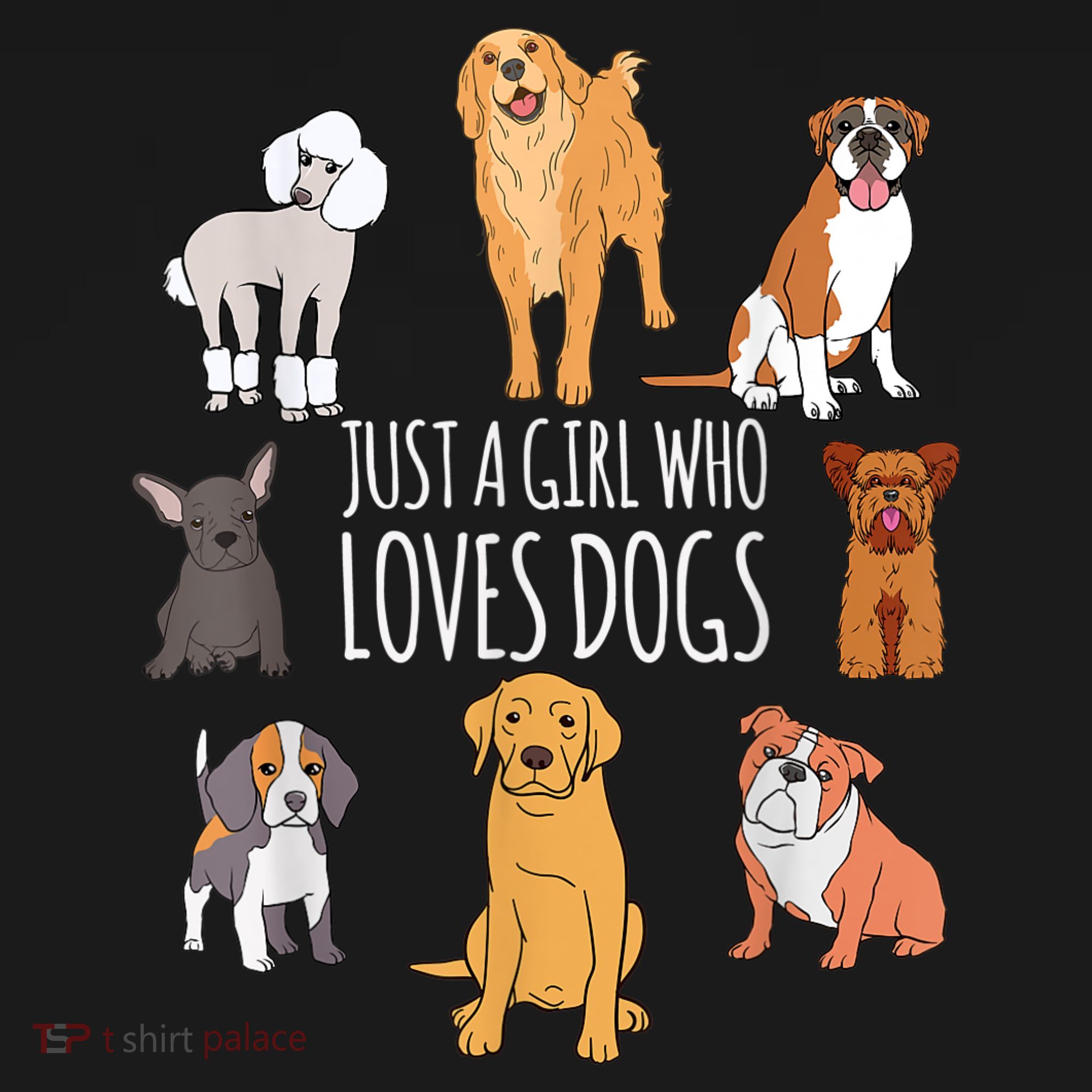 Cute Dog & Puppy Lover Gift | Fun Just A Girl Who Loves Dogs Women's Hoodie