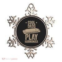 Cool Dads Play Harmonica Harmonica Gift Musician Blues Gift Ornament thumb 0