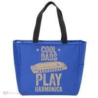 Cool Dads Play Harmonica Harmonica Gift Musician Blues Gift Bag thumb 0
