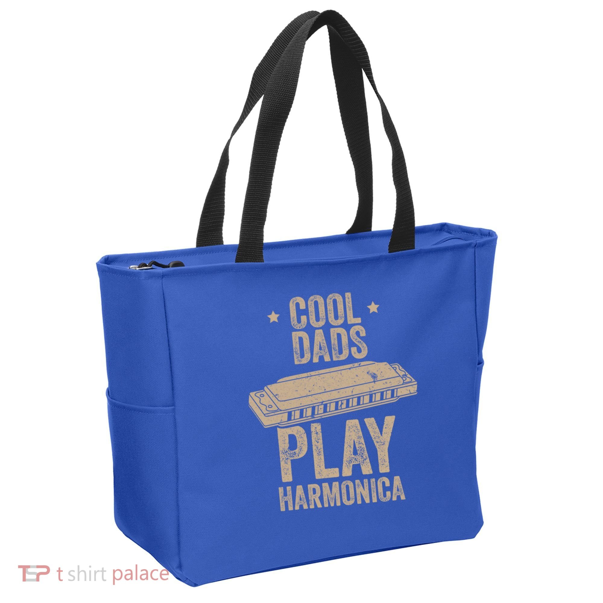 Cool Dads Play Harmonica Harmonica Gift Musician Blues Gift Bag