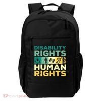 Cool Disability Rights Are Human Rights Support Caregivers Backpack thumb 0