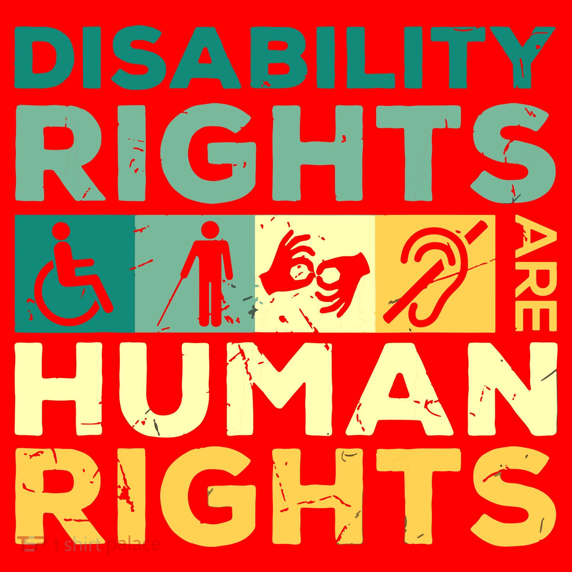 Cool Disability Rights Are Human Rights Support Caregivers Santa Hat