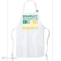 Cool Disability Rights Are Human Rights Support Caregivers Apron thumb 0