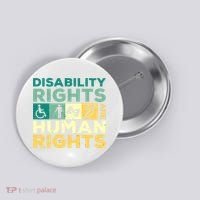 Cool Disability Rights Are Human Rights Support Caregivers Button thumb 0