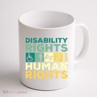Cool Disability Rights Are Human Rights Support Caregivers Coffee Mug thumb 1