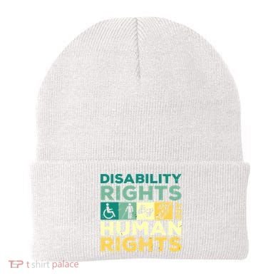 Cool Disability Rights Are Human Rights Support Caregivers Beanie