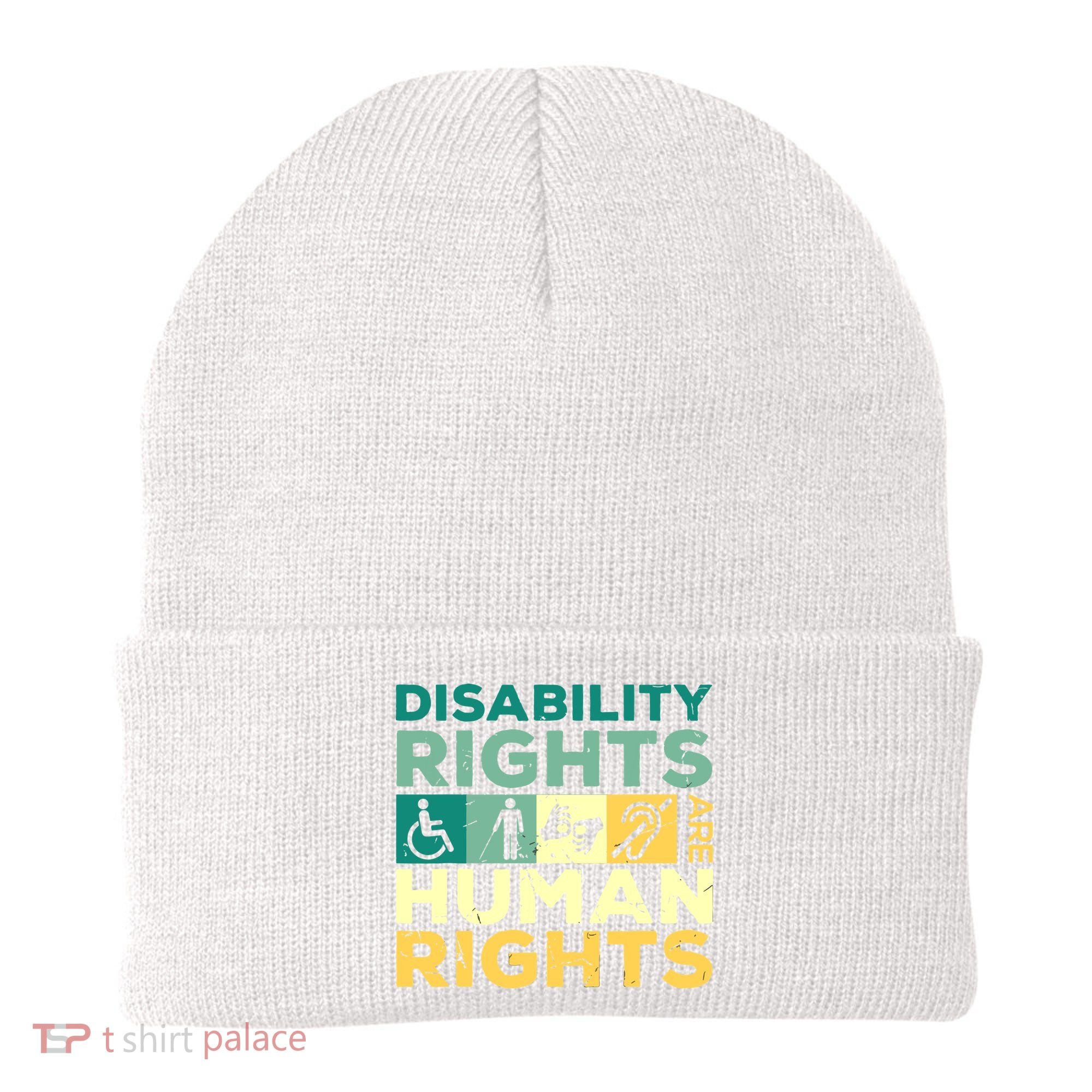 Cool Disability Rights Are Human Rights Support Caregivers Beanie