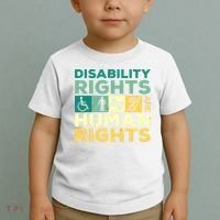Cool Disability Rights Are Human Rights Support Caregivers Toddler T-Shirt thumb 2