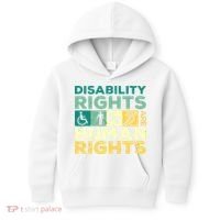 Cool Disability Rights Are Human Rights Support Caregivers Kids Hoodie thumb 0
