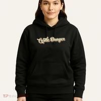 Castle Danger Retro Art Baseball Hoodie thumb 5