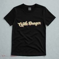 Castle Danger Retro Art Baseball T-Shirt thumb 5