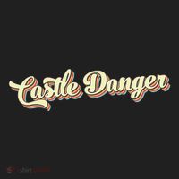 Castle Danger Retro Art Baseball Golf Towel thumb 3