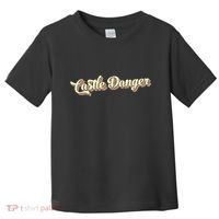 Castle Danger Retro Art Baseball Toddler T-Shirt thumb 0