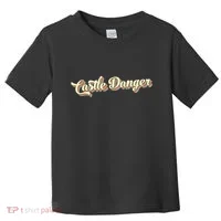 Castle Danger Retro Art Baseball Toddler T-Shirt thumb 0