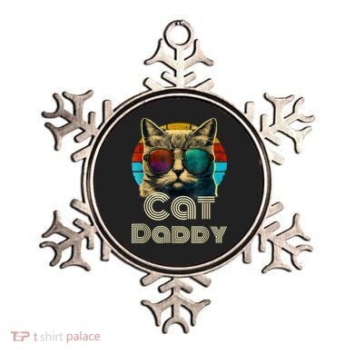 Cat Daddy, Retro Cat Dad, 80s, 90s, Vintage Ornament