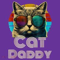 Cat Daddy, Retro Cat Dad, 80s, 90s, Vintage T-Shirt thumb 7
