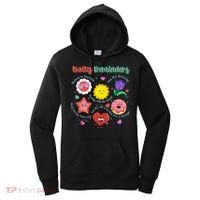 Coquette Daily Reminder Mental Health Flowers Motivational Women's Hoodie thumb 0