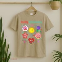 Coquette Daily Reminder Mental Health Flowers Motivational T-Shirt thumb 2