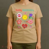 Coquette Daily Reminder Mental Health Flowers Motivational T-Shirt thumb 4