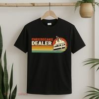 Cheesecake Dealer Retro Sweets Goodies Desserts Cheesecake T-Shirt thumb 2