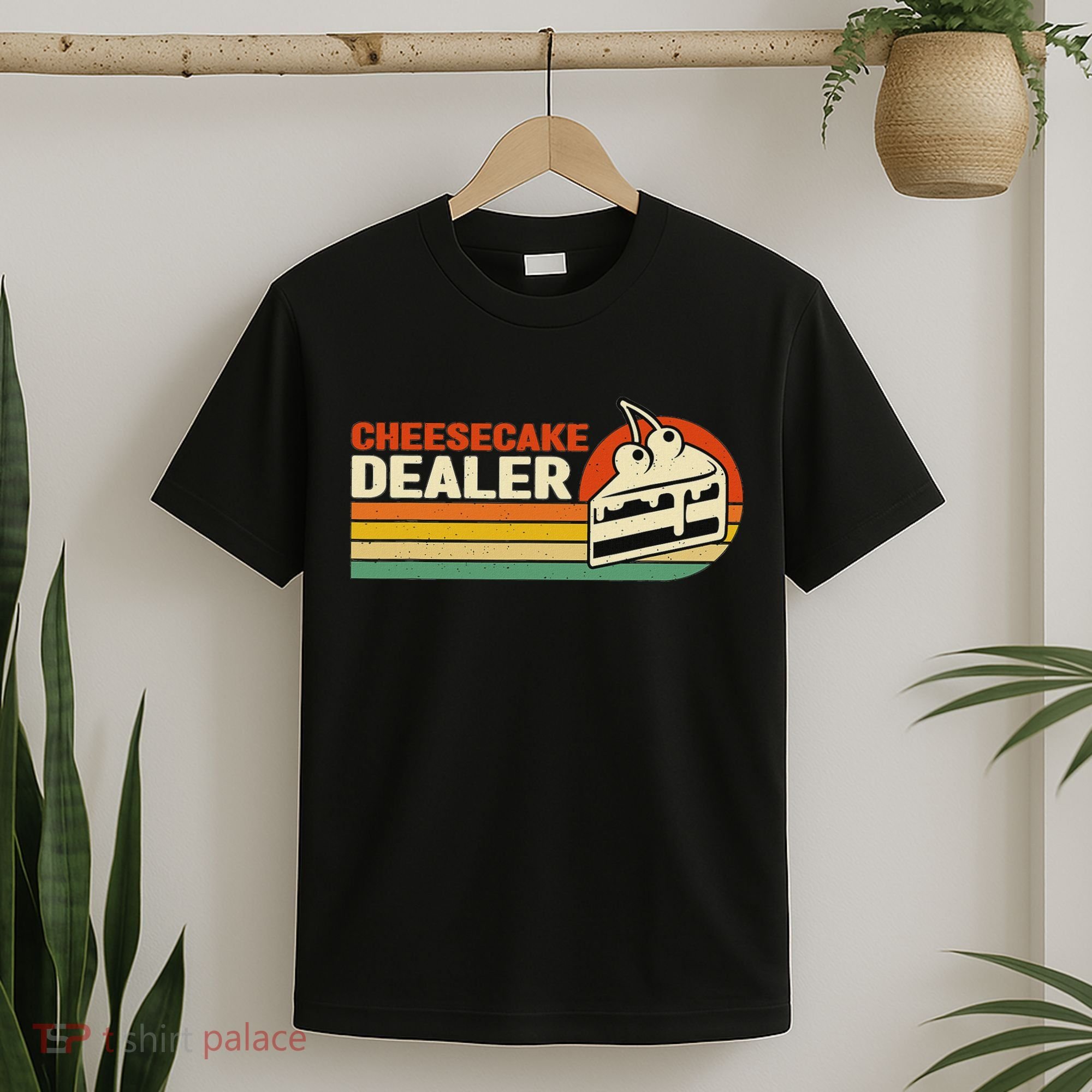 Cheesecake Dealer Retro Sweets Goodies Desserts Cheesecake T-Shirt