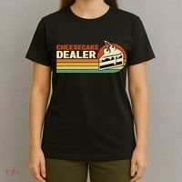Cheesecake Dealer Retro Sweets Goodies Desserts Cheesecake T-Shirt thumb 4