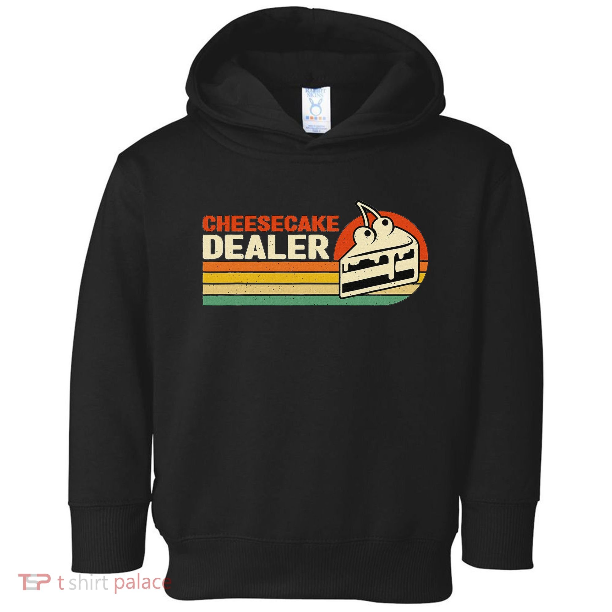 Cheesecake Dealer Retro Sweets Goodies Desserts Cheesecake Toddler Hoodie
