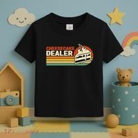 Cheesecake Dealer Retro Sweets Goodies Desserts Cheesecake Toddler T-Shirt thumb 3
