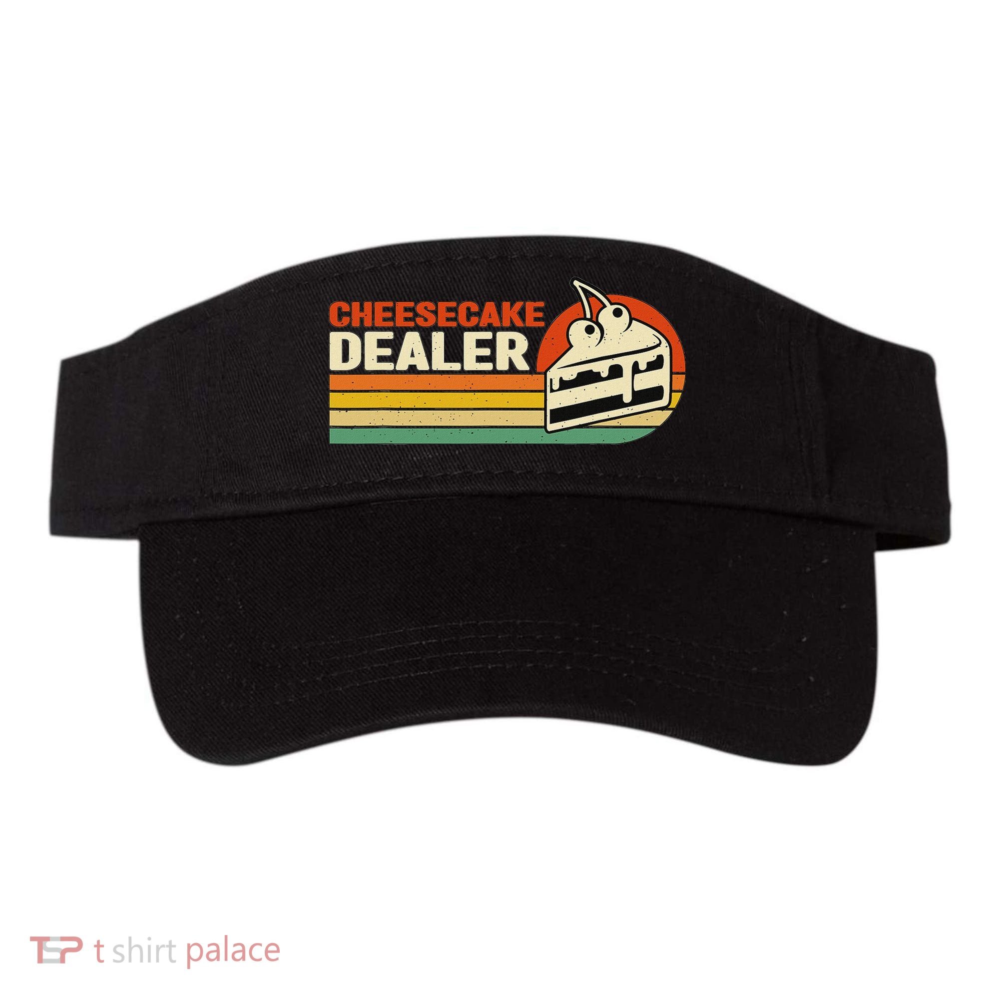 Cheesecake Dealer Retro Sweets Goodies Desserts Cheesecake Visor