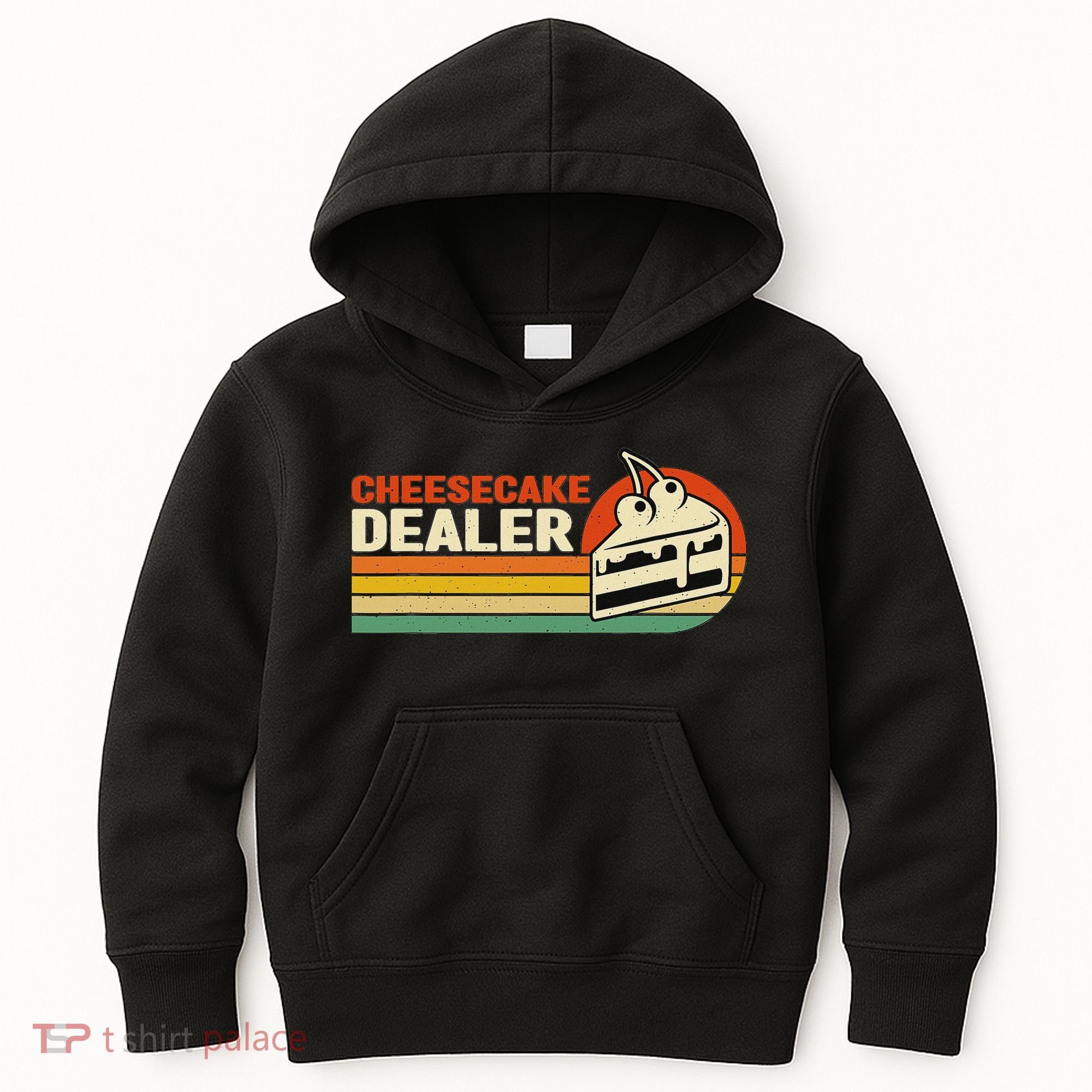 Cheesecake Dealer Retro Sweets Goodies Desserts Cheesecake Kids Hoodie