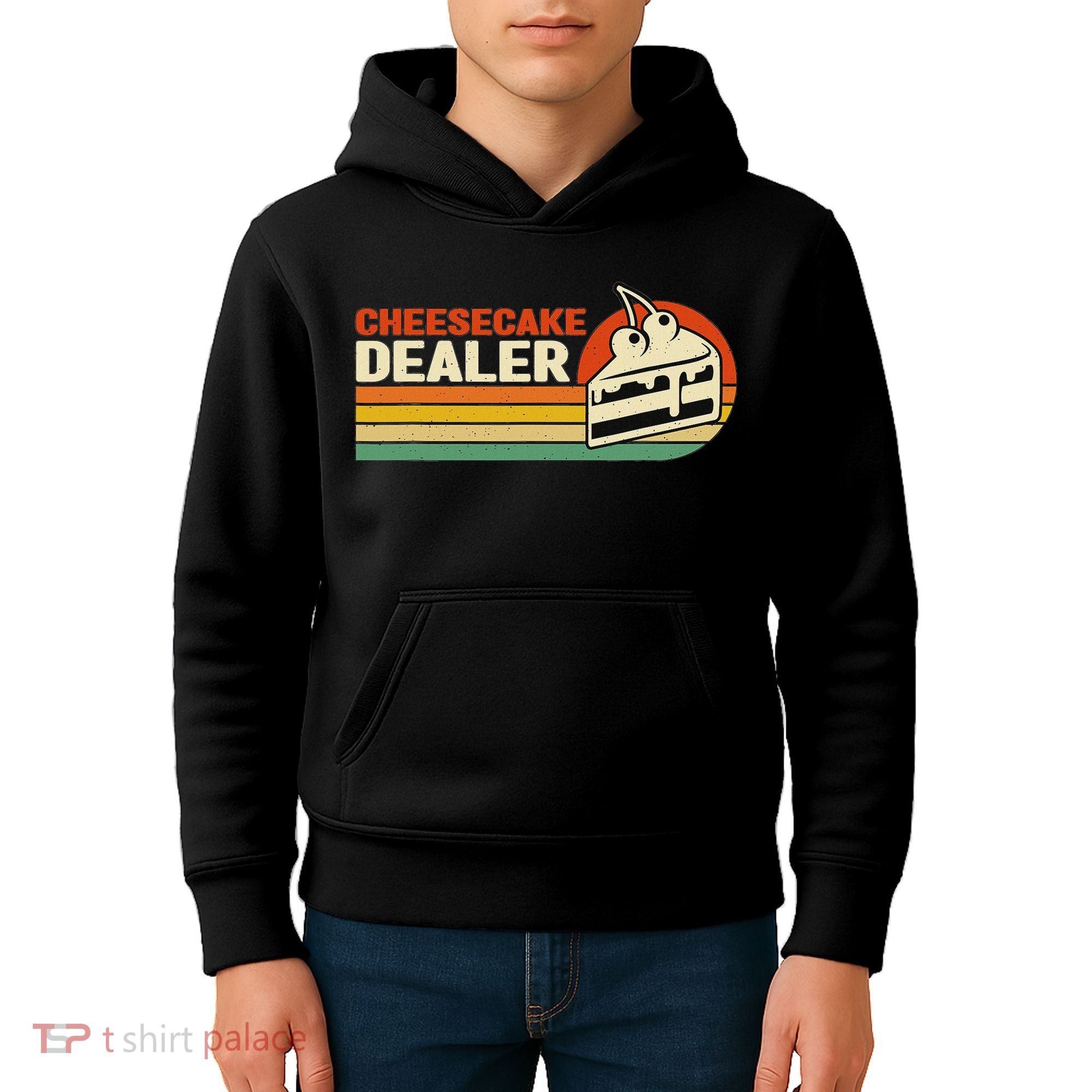 Cheesecake Dealer Retro Sweets Goodies Desserts Cheesecake Kids Hoodie