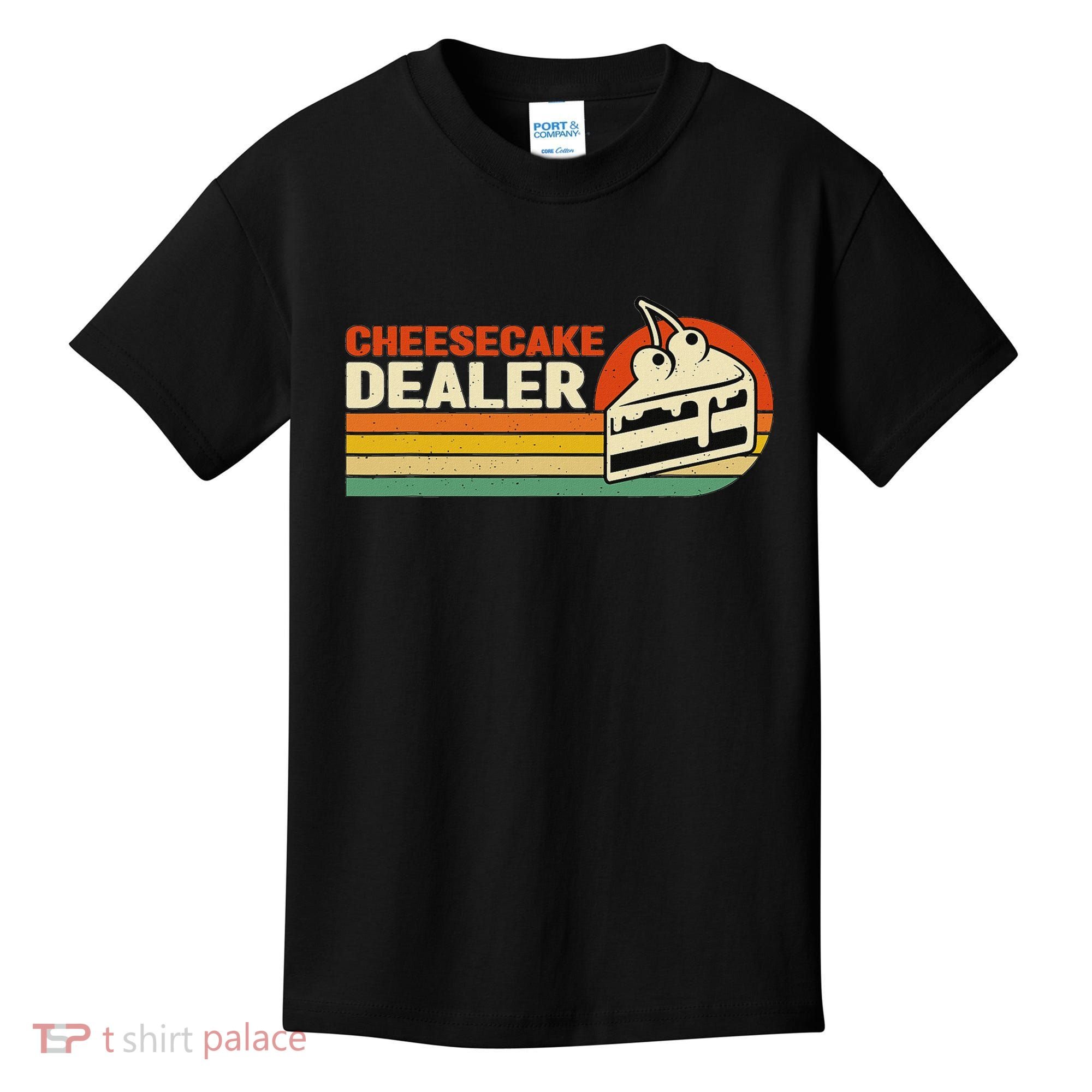 Cheesecake Dealer Retro Sweets Goodies Desserts Cheesecake Kids T-Shirt