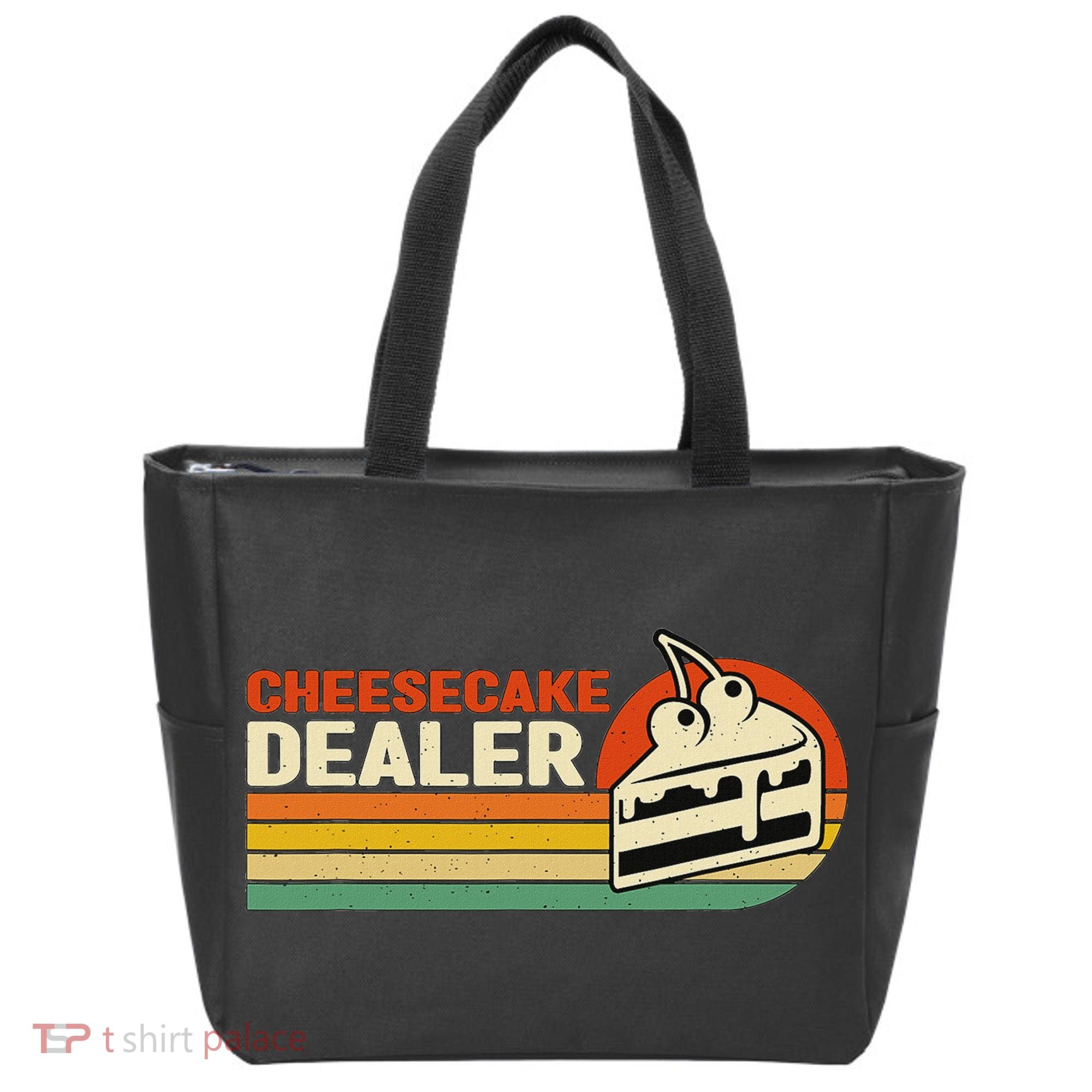 Cheesecake Dealer Retro Sweets Goodies Desserts Cheesecake Tote Bag