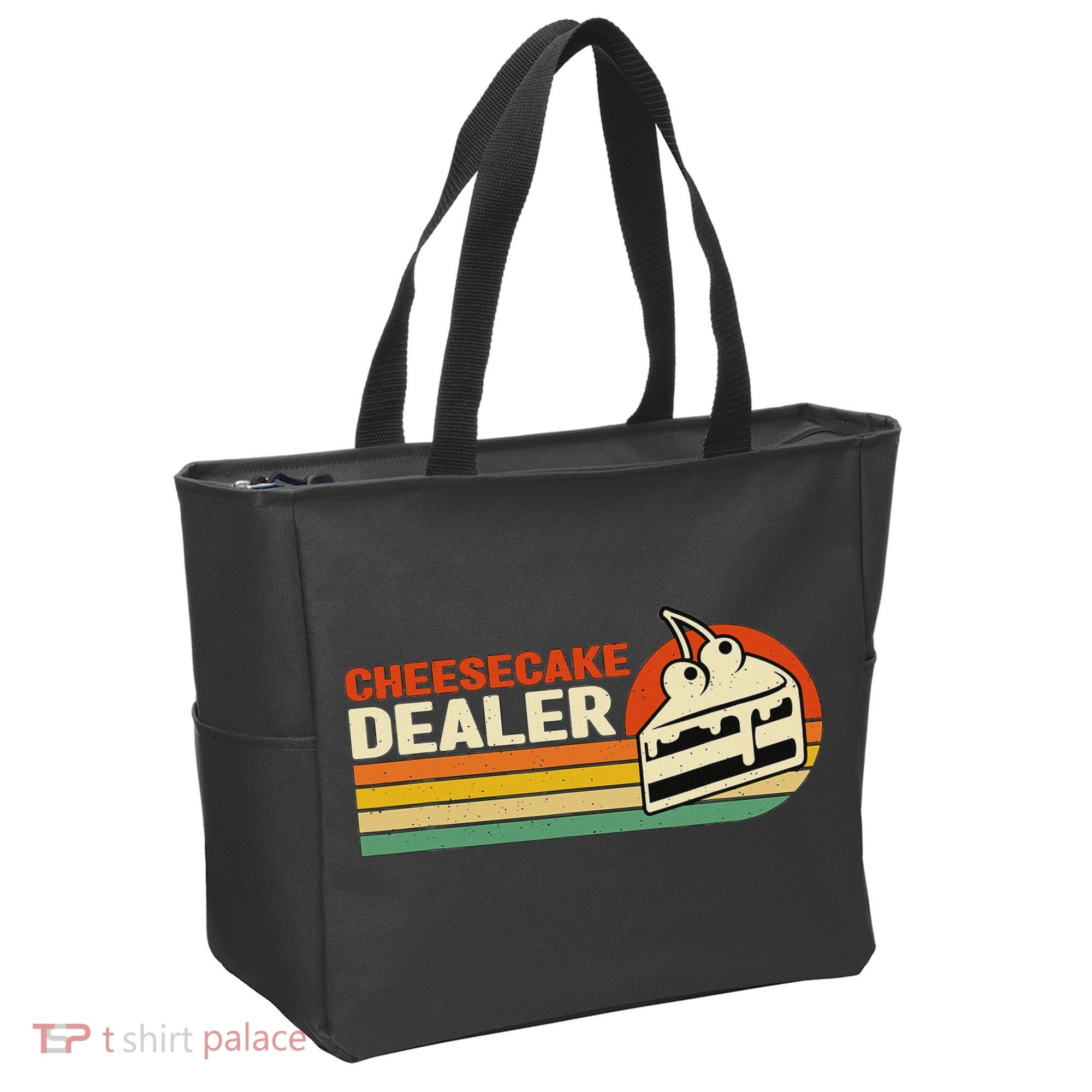Cheesecake Dealer Retro Sweets Goodies Desserts Cheesecake Tote Bag