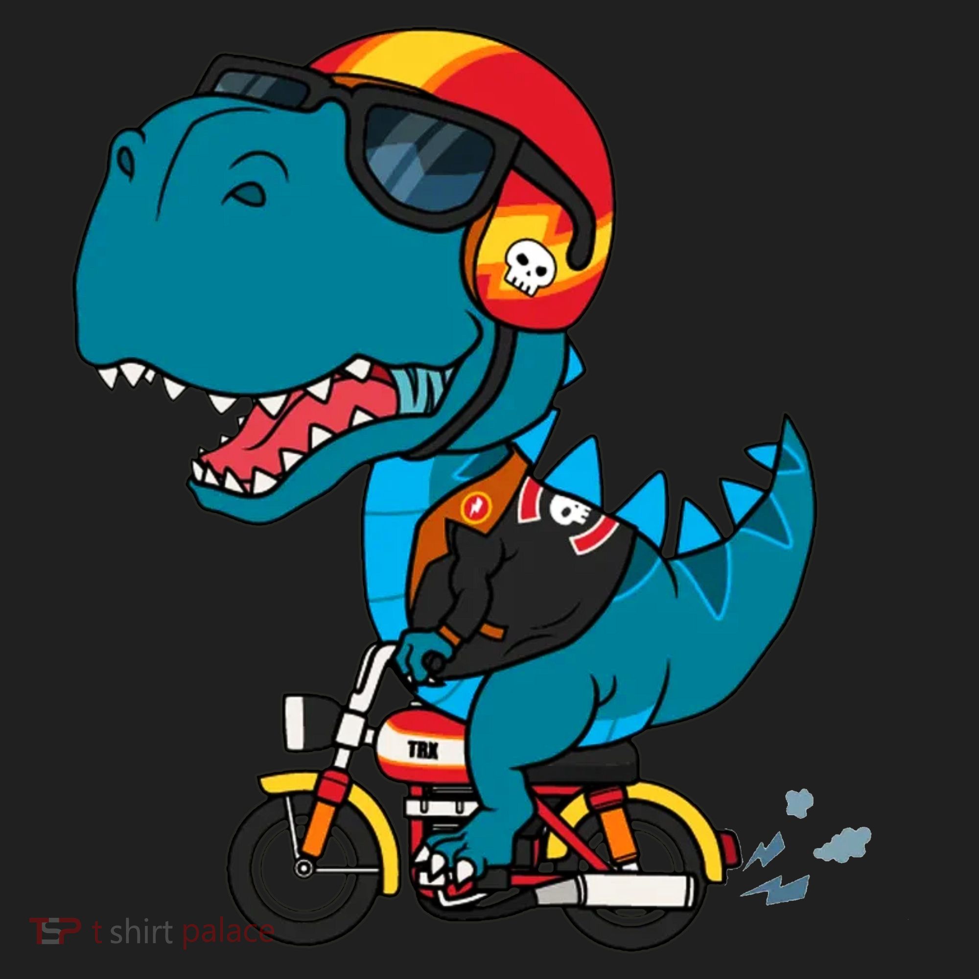 Cool Dinosaur Riding A Motorcycle Tumbler