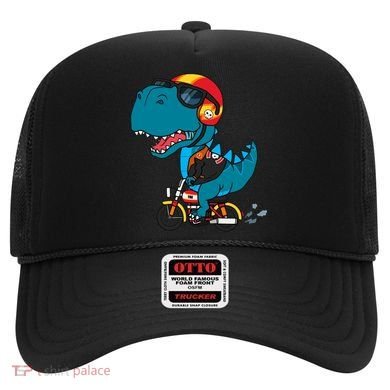 Cool Dinosaur Riding A Motorcycle Hat