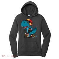 Cool Dinosaur Riding A Motorcycle Women's Hoodie thumb 0