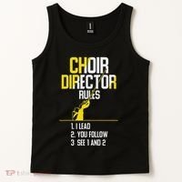 Choir Director Rules Choir Teacher Choir Director Tank Top thumb 2