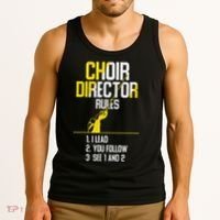 Choir Director Rules Choir Teacher Choir Director Tank Top thumb 3