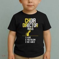 Choir Director Rules Choir Teacher Choir Director Toddler T-Shirt thumb 2