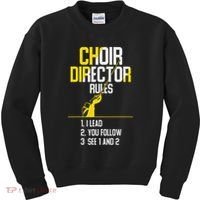 Choir Director Rules Choir Teacher Choir Director Kids Sweatshirt thumb 0