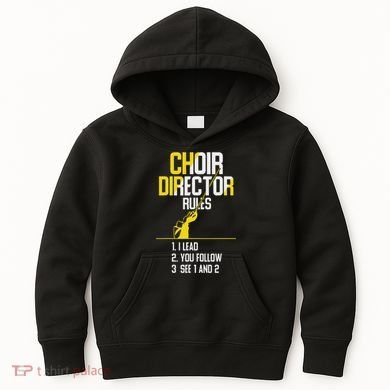Choir Director Rules Choir Teacher Choir Director Kids Hoodie