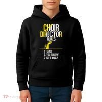 Choir Director Rules Choir Teacher Choir Director Kids Hoodie thumb 4