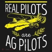 Crop Duster Real Pilots Are AG Pilots Ornament thumb 1