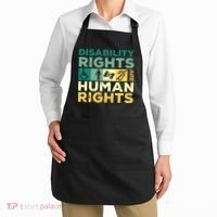 Cool Disability Rights Are Human Rights Support Caregivers Apron thumb 2