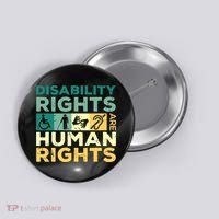 Cool Disability Rights Are Human Rights Support Caregivers Button thumb 0