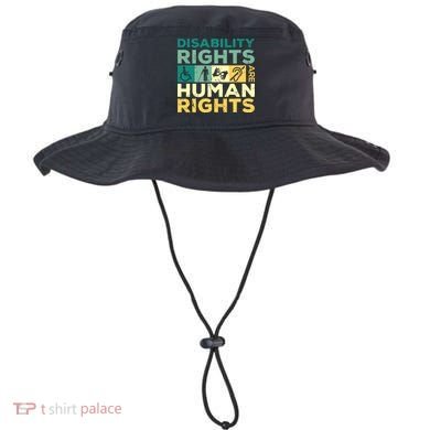Cool Disability Rights Are Human Rights Support Caregivers Bucket Hat