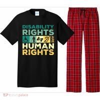 Cool Disability Rights Are Human Rights Support Caregivers Pajama Set thumb 0