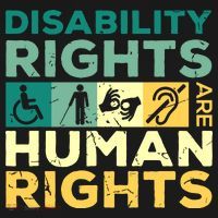 Cool Disability Rights Are Human Rights Support Caregivers Polo thumb 3